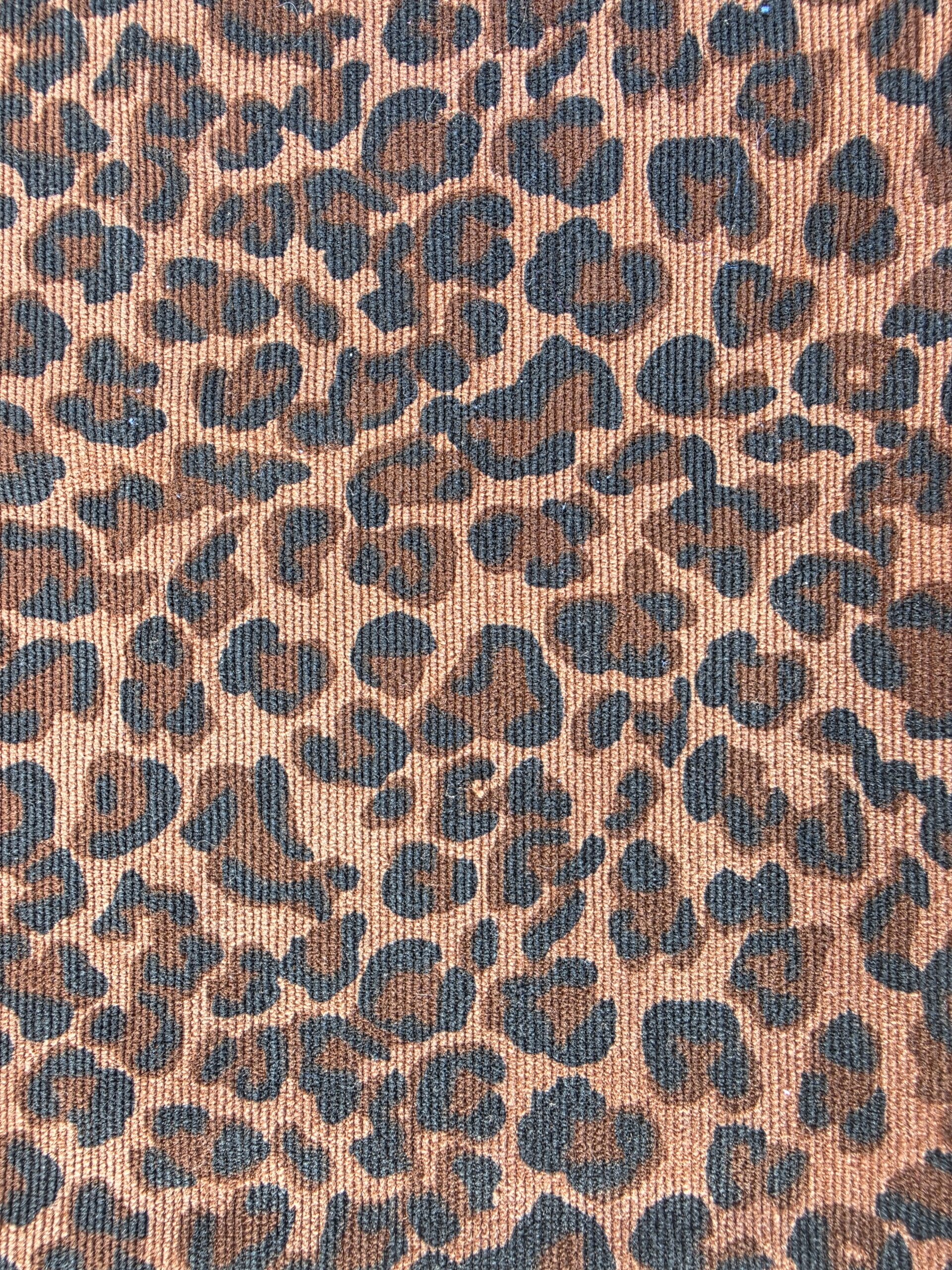 Velours léopard
